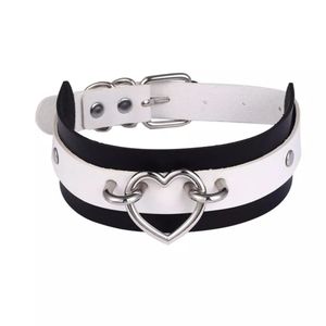 Two Tone Heart Choker